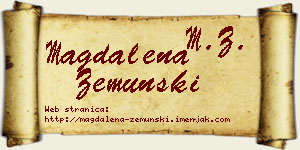 Magdalena Zemunski vizit kartica